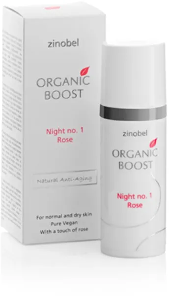 Organic Boost Night No. 1 Rose nattkräm (50 ml)