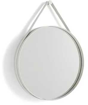 HAY Strap No 2 Spegel Ø50 Ljusgrå