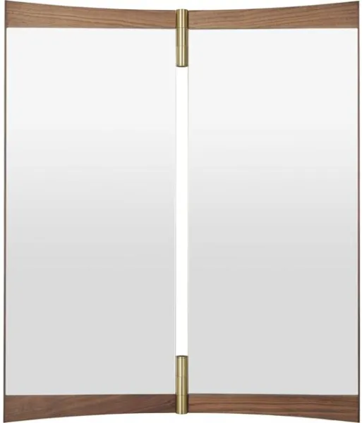 Gubi Vanity 2 Spegel Amerikansk Valnöt